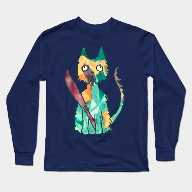 cat lover Long Sleeve T-Shirt by neteor